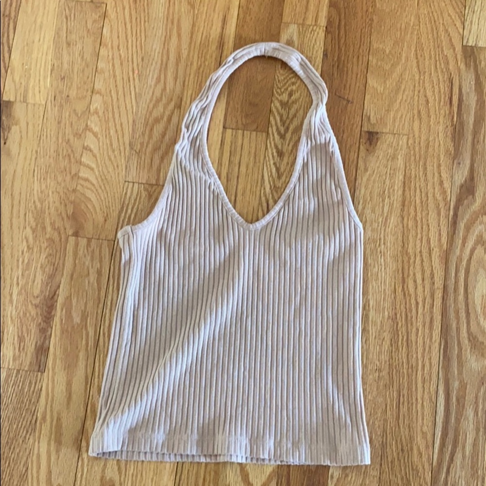 Beige Me to We Pacsun Halter Top - Picture 1 of 1